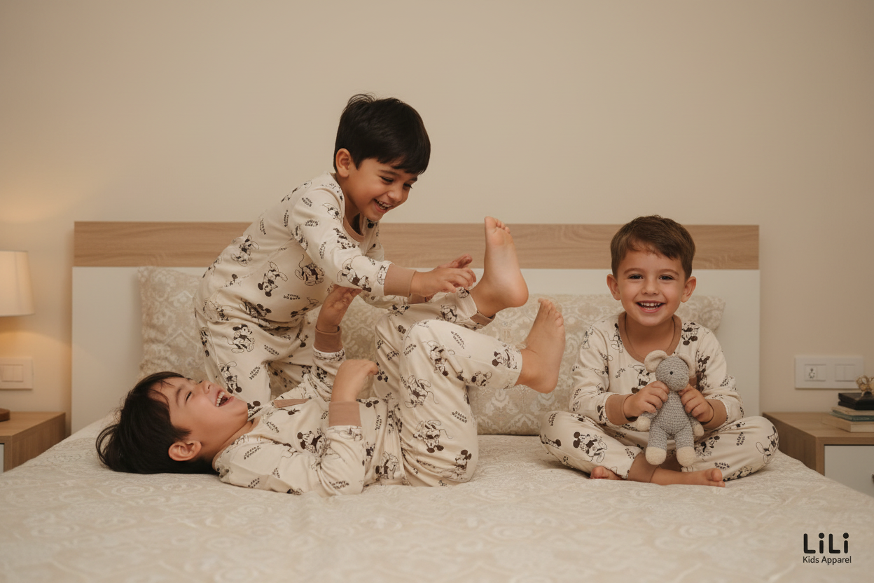 Mickey Mouse All-Over Print Kids Pyjama Set