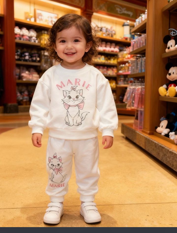 Marie Cat Baby Tracksuit Set – Disney Original
