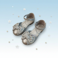 Baby Blue Pearl & Crystal Bow Mary Jane Shoes for Girls by Aioybear