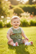 Baby Boys Dinosaur T-Shirt, Dungaree & Socks Set