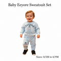 Baby Eeyore Sweatsuit Set - Light Blue