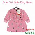 Baby Girl Hello Kitty Long Sleeve Dress