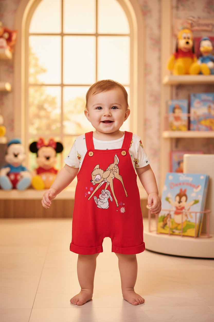 Bambi & Thumper Baby Dungaree Set – Disney Baby Original