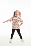 Bear All-Over Print Kids T-Shirt – Pink