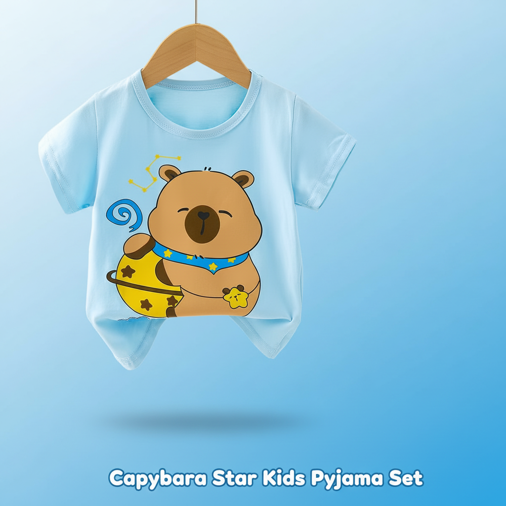 Capybara Star Kids Pyjama Set