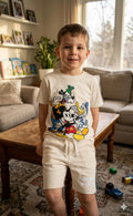 Boys Disney Friends T-Shirt & Shorts Set – Cream by Next