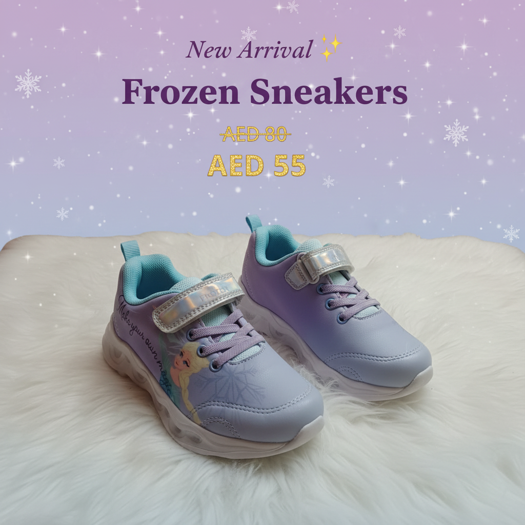 Disney Frozen Sneakers for Girls - Purple & Teal