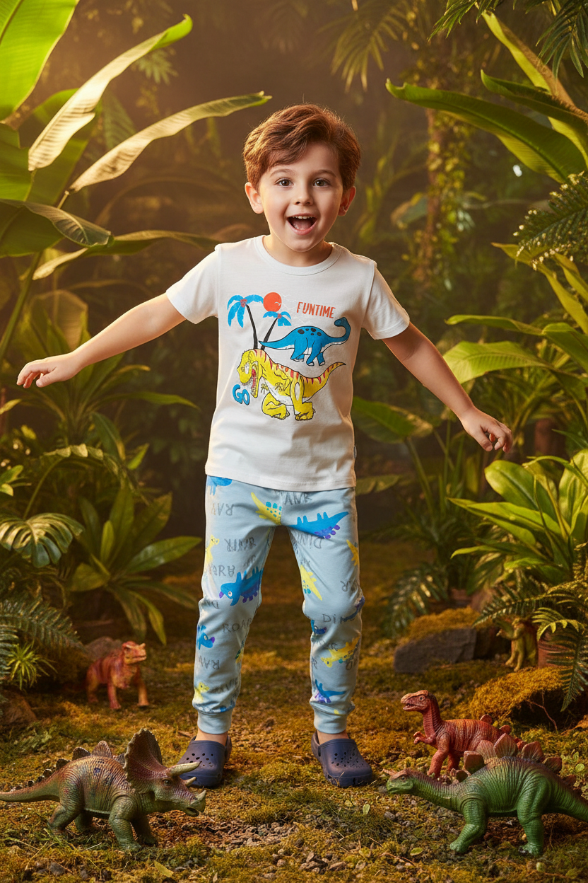 Funtime Dino Kids Pyjama Set