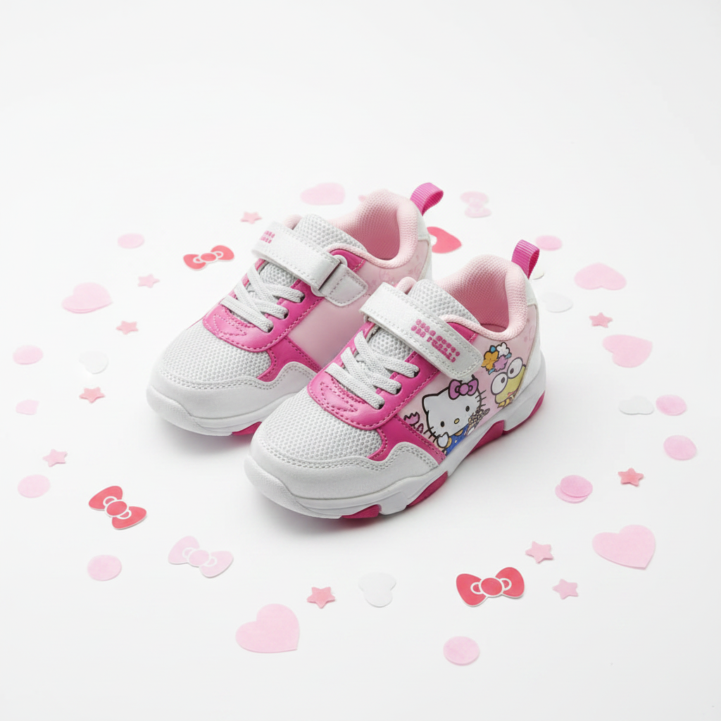 Hello Kitty & Friends Sneakers for Girls - White & Pink
