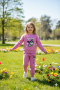 Kuromi Kids Sweatshirt & Jogger Set – Pink