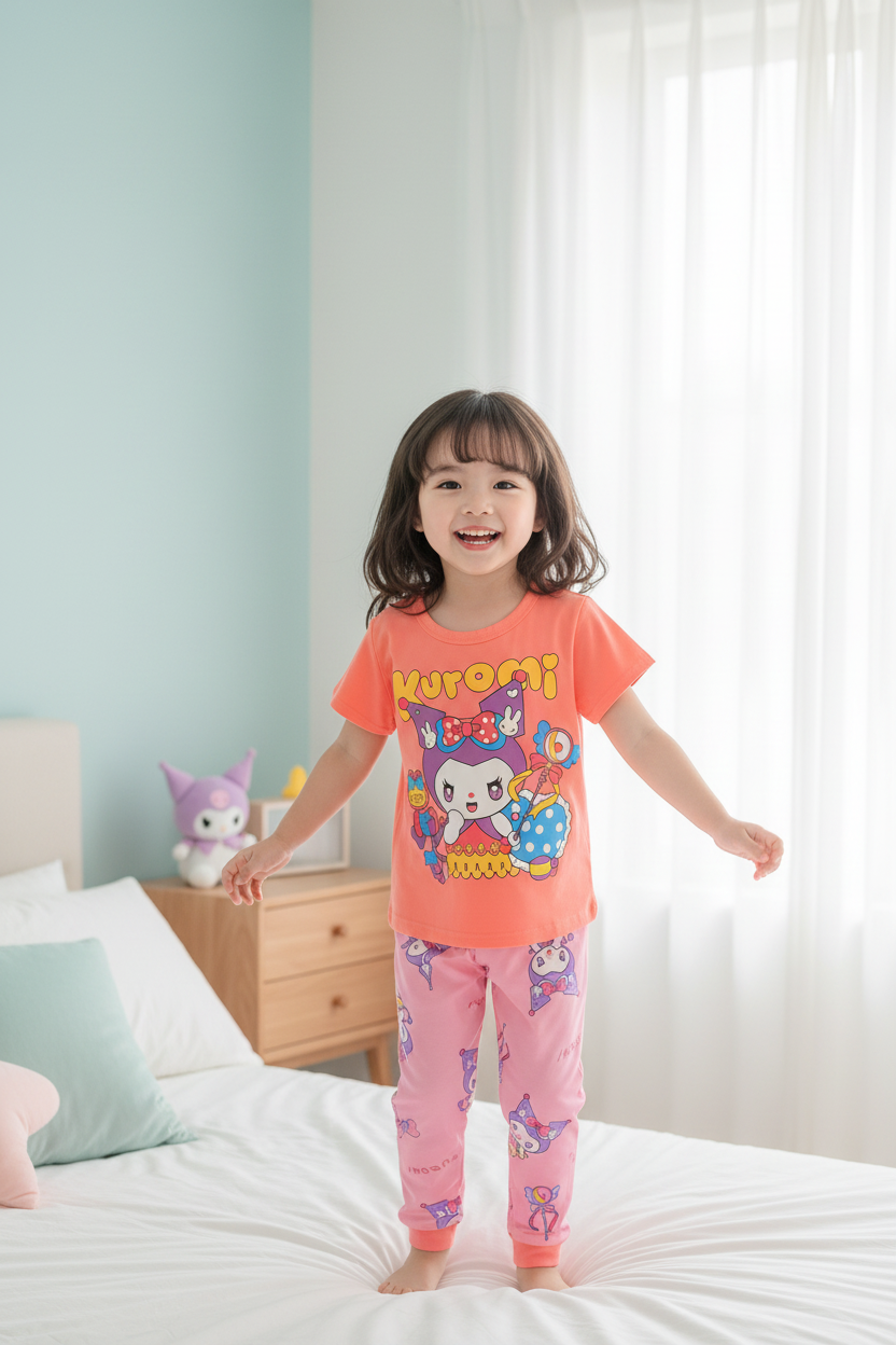 Kuromi Cute Magic Girls Pyjama Set