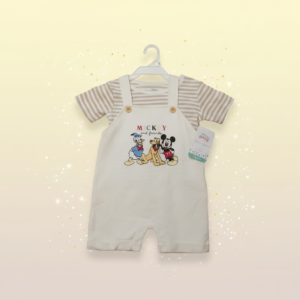 Mickey and Friends Baby Dungaree Set – Disney Baby Original