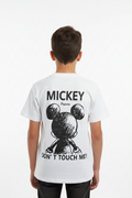 Mickey Mouse Graffiti Street Art T-Shirt – White