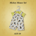 Mickey Mouse All-Over Print Baby Dungaree Set – Disney Original