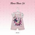 Minnie Mouse Hearts Baby Dungaree Set – Disney Baby Original