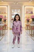 Girls Disney Minnie Mouse All-Over Print Sweatshirt & Jogger Pants Set by Zara