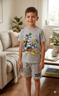 Boys Disney Friends T-Shirt & Shorts Set – Grey by Next