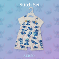Stitch All-Over Print Baby Dungaree Set – Disney Original