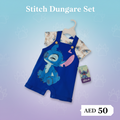 Stitch Baby Dungaree Set – Disney Original