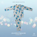 Kids Disney Stitch Blue Pajama Set