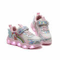 Unicorn Angel Wings Holographic Sneakers for Girls - Pink & Rainbow by Moncel