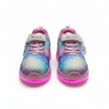 Unicorn Galaxy Tie-Dye Light-Up Sneakers for Girls - Pink & Blue