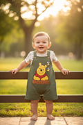 Winnie the Pooh Baby Dungaree Set – Disney Original