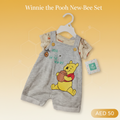 Winnie the Pooh “Hello I’m The New-Bee” Baby Dungaree Set – Disney Original