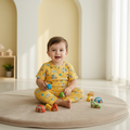 Yellow Cars Kids Pajama Set